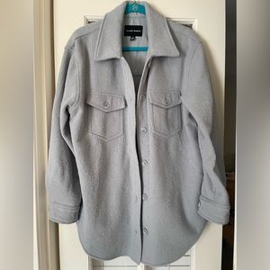 Hilary Radley Blue Shirt Jacket